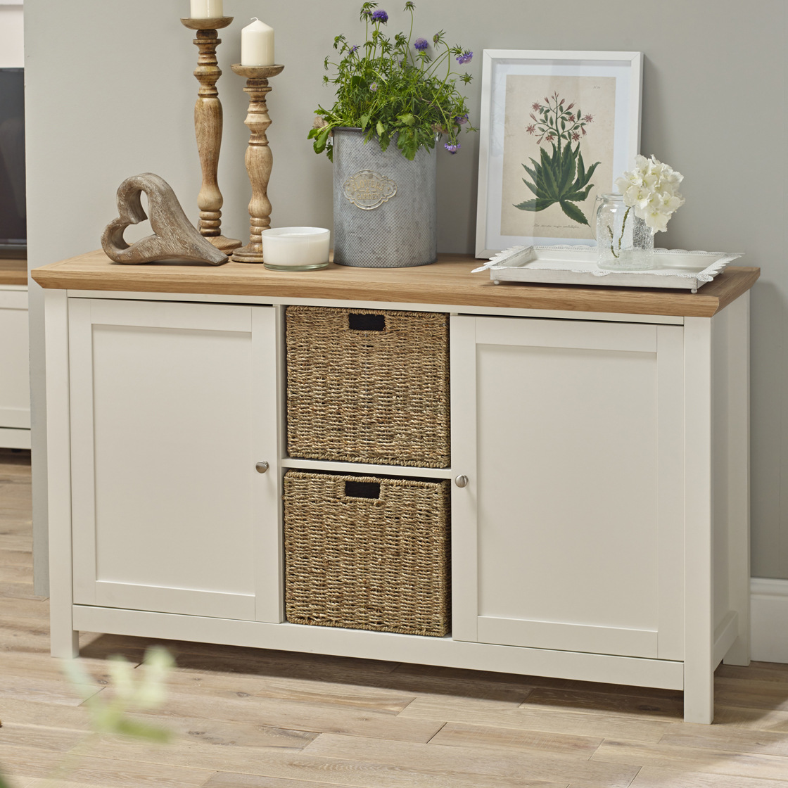 Cotswold Sideboard Cream - Browns Furniture