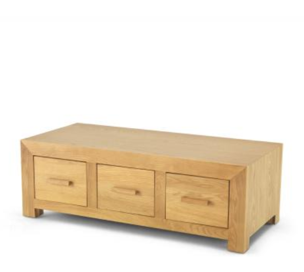 oak 6 drawer coffee table