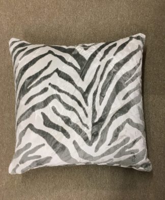 Grey zebra clearance cushions