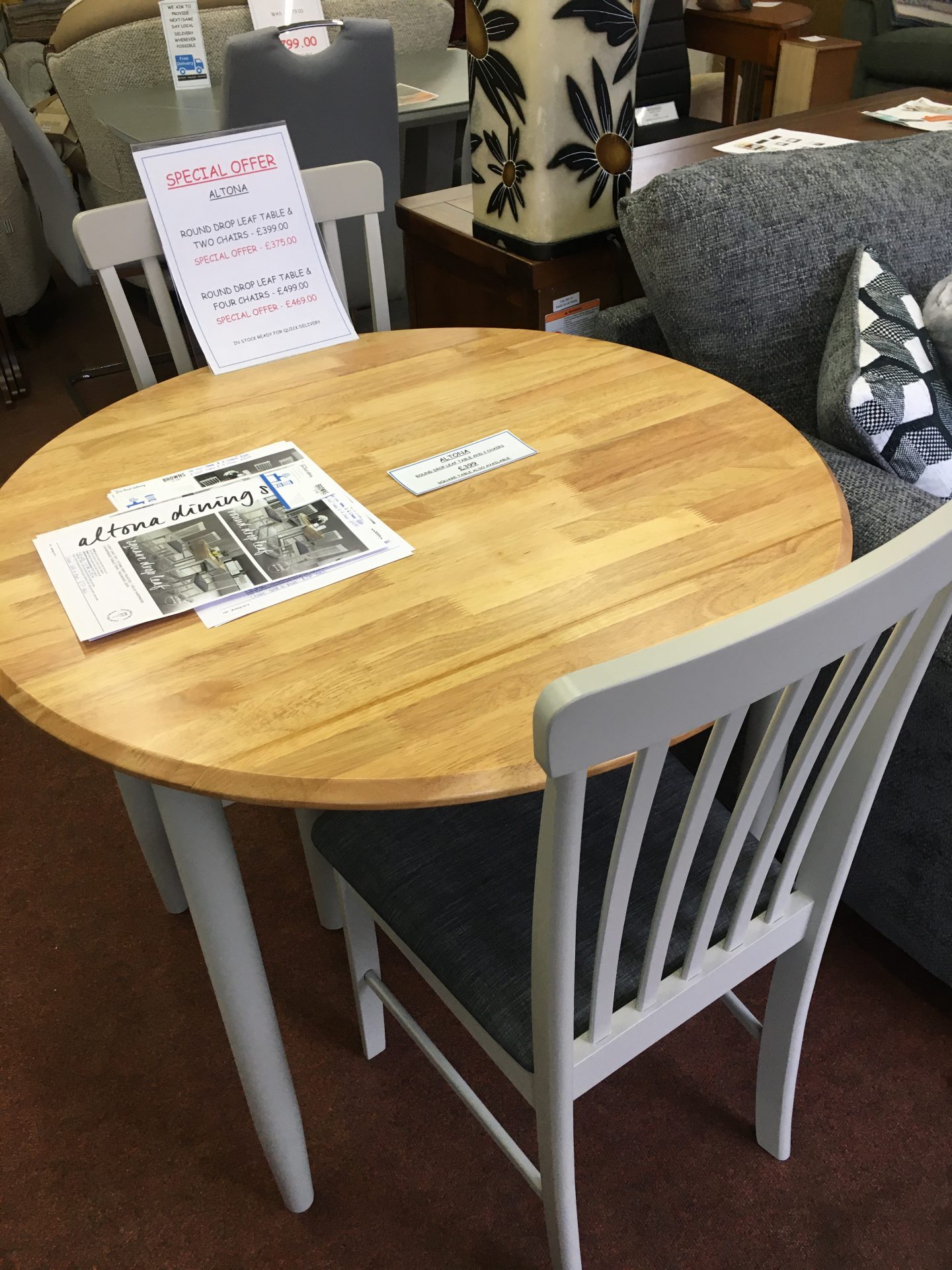 dining table and chairs quick delivery