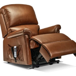 Nevada Petite Leather Electric Riser Recliner