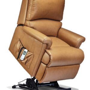Nevada Small Leather Electric Riser Recliner