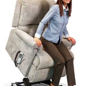 Nevada Standard Fabric Electric Riser Recliner