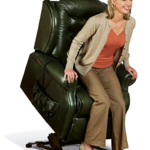 Lynton Small Leather Electric Riser Recliner