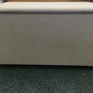 Ottoman, plain top, various sizes and colours - to order