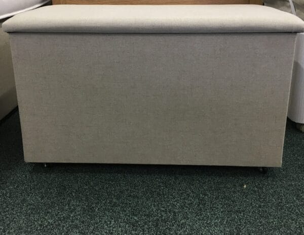 Ottoman, plain top, various sizes and colours - to order