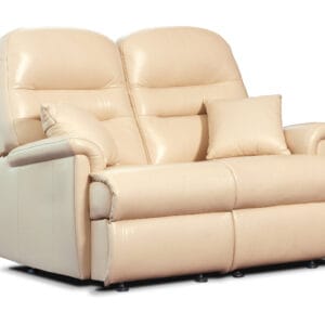 Keswick Standard Leather Fixed 2-seater