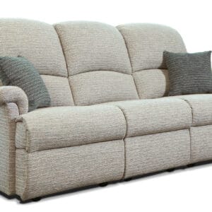 Nevada Standard Fabric Fixed 3-seater