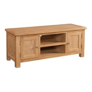 Contemporary oak - Large TV Unit