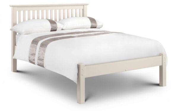 Barcelona bed frame - Stone white