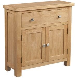 Contemporary oak compact sideboard
