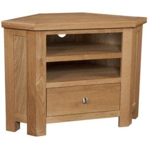 Contemporary oak - Corner TV Unit