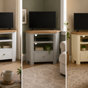 Contemporary painted - Corner TV unit
