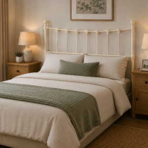 Display Model Sale - 4'0'' Marseille Ivory-Headboard Only