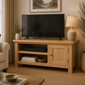 Contemporary oak - standard tv unit
