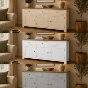 Contemporary painted - 3 Door sideboard