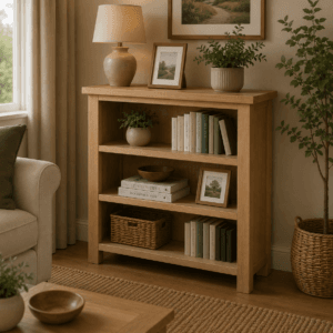 Contemporary oak - 3'0'' Bookcase