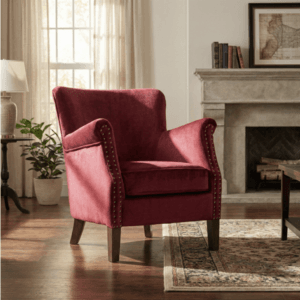 Harlow Vintage Armchair Collection - Bordeaux, Fabric
