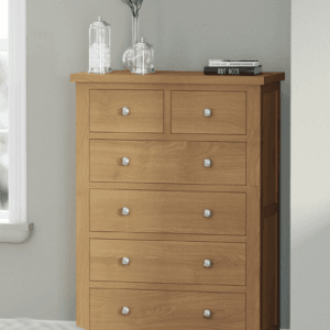Contemporary oak - 2 + 4 chest