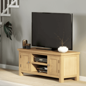 Contemporary oak - Large TV Unit