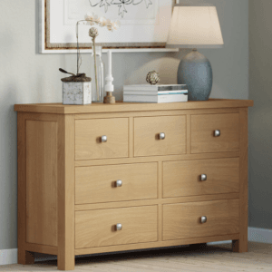 Comtemporary oak - 3 over 4 chest