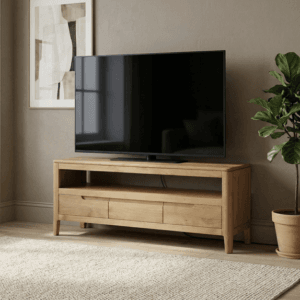 Dunmore Oak  Large TV Unit