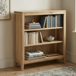 Dunmore Oak  Low Bookcase