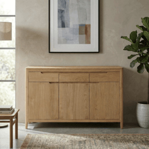 Dunmore Oak  3 Door Sideboard