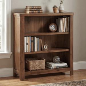 Andorra Acacia Low Bookcase