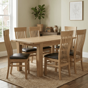 Treviso 160-200cm Extending Dining Set (6 Chairs)