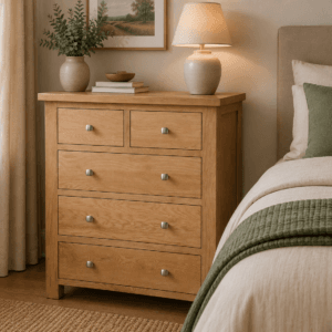 Contemporary oak -  2 + 3 chest