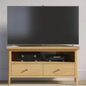 Saxby Oak - Corner TV unit