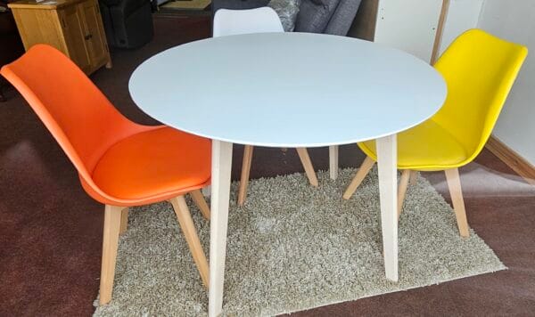 Display Sale - Casa Dining Table with 3 Urban chairs
