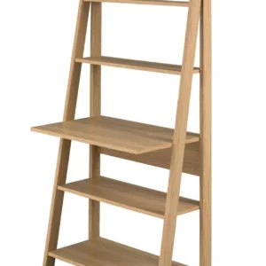 Display Model Sale - Tiva Ladder Computer Desk - Oak/Black