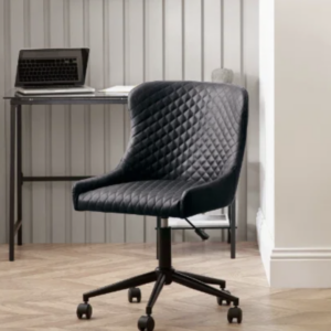 Luxe Home Office Chair-Black