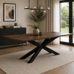 Nevada 210cm Dining Table - Parquet Top