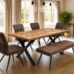 Eden 1.6 dining table-Elm veneer