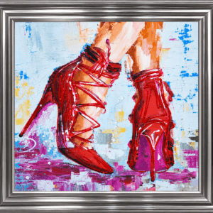 Demi Tour Crimson Elegence- Wall Art