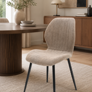 Conway Dining chair - Stone Fabric
