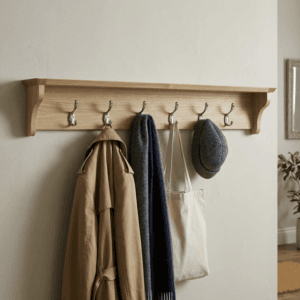 Treviso Traditional Oak Coat Rack